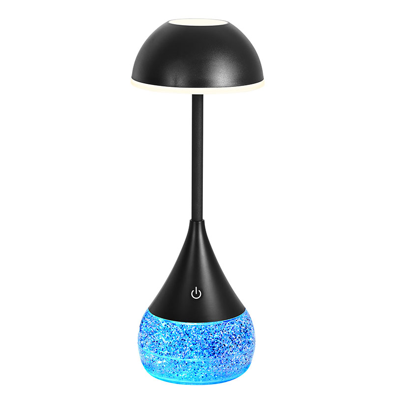 مصباح مكتبي LED مع ضوء سائل لامع Rgb