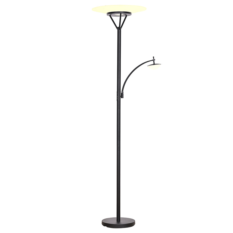 مصباح أرضي LED حديث مع ضوء الأم والابن